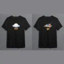 Bhat Ghum - Bengali Couple Tshirts